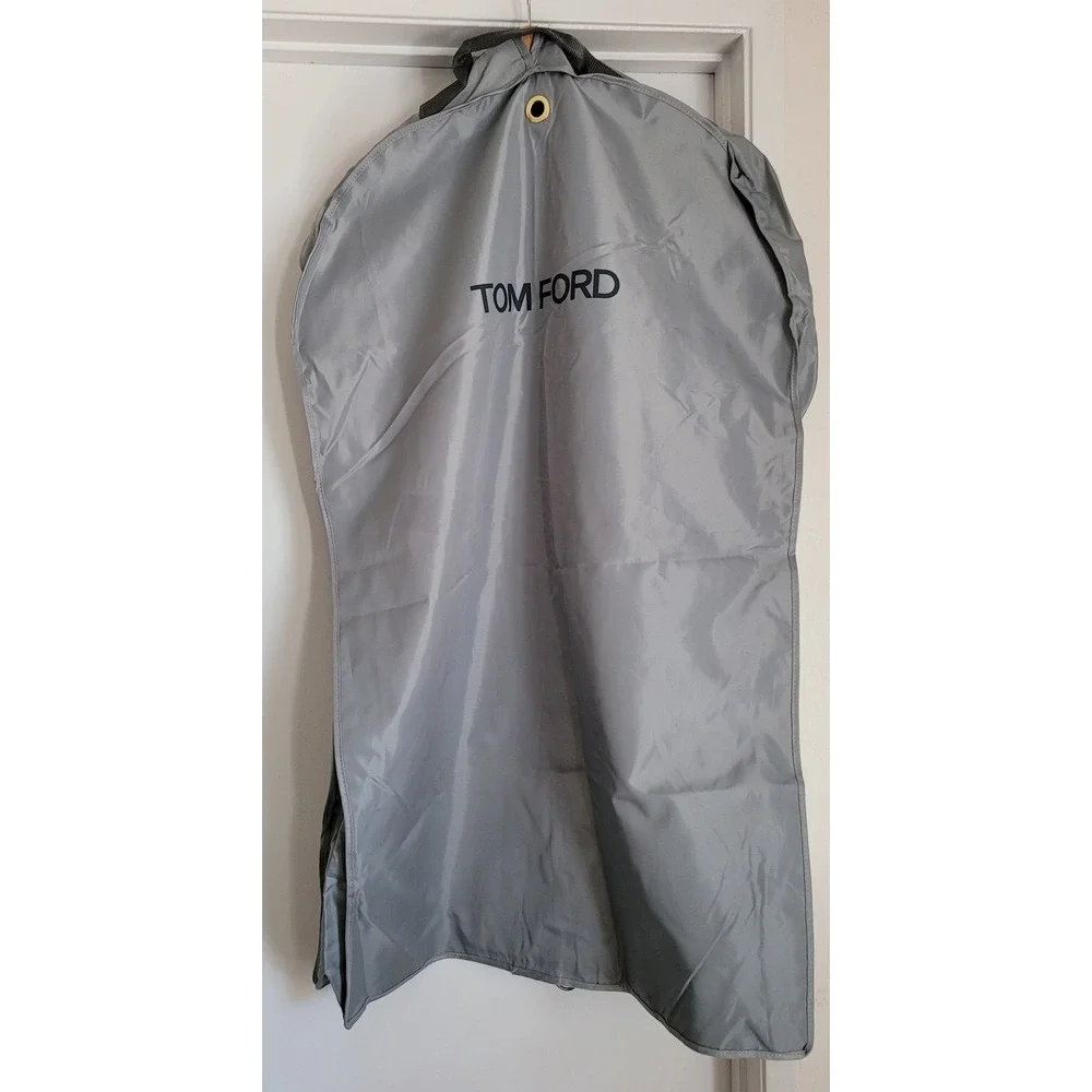 Tom Ford Garment Bag Gray Nylon Travel Suit Carrier Travel Bag 35 x 19 x3 inches